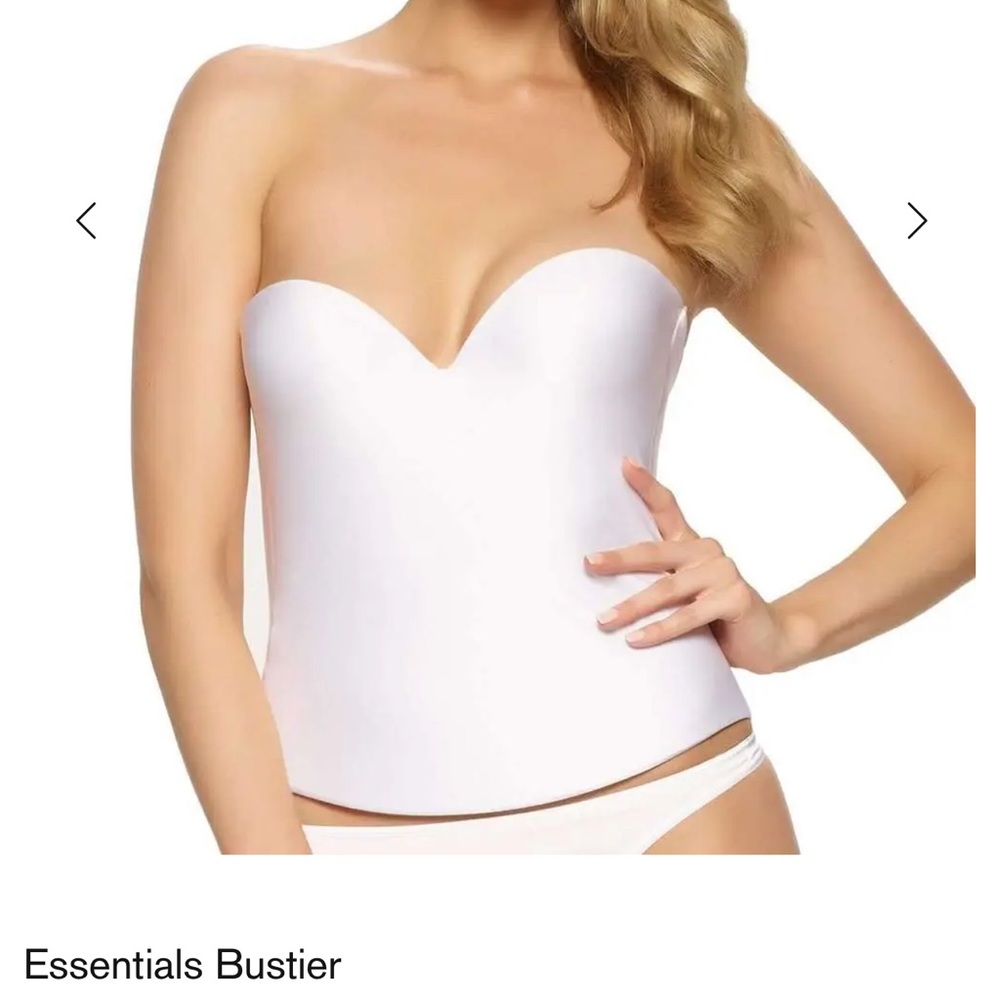 White Felina 32 A corset altered for low back